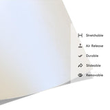 Color Shift White Blue Matte Vinyl Wrap