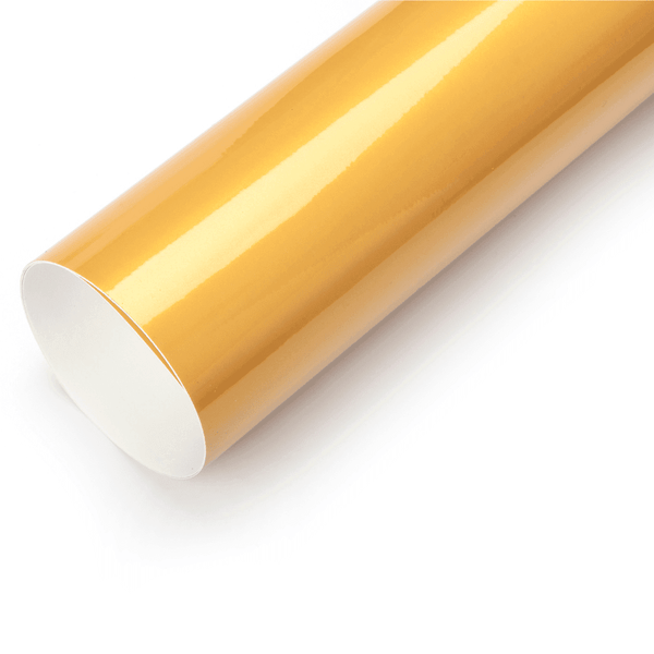 Gloss Metallic Golden Vinyl Wrap