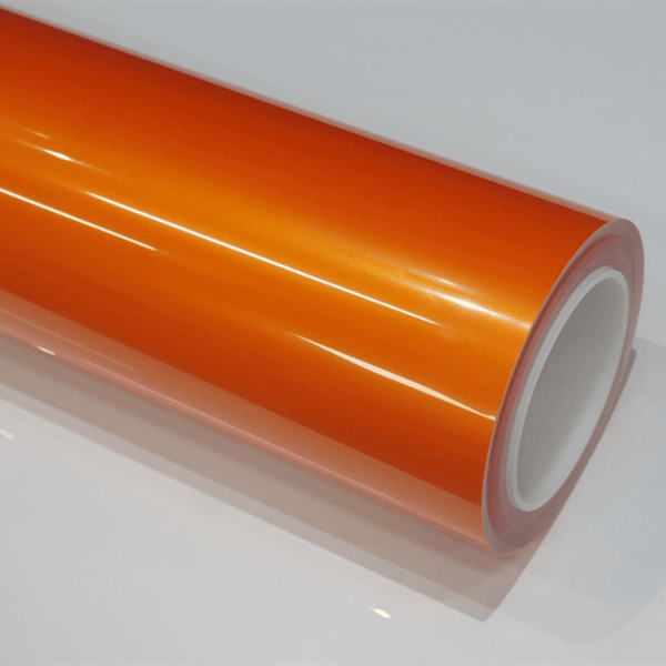 Gloss Metallic Racing Orange Color PPF