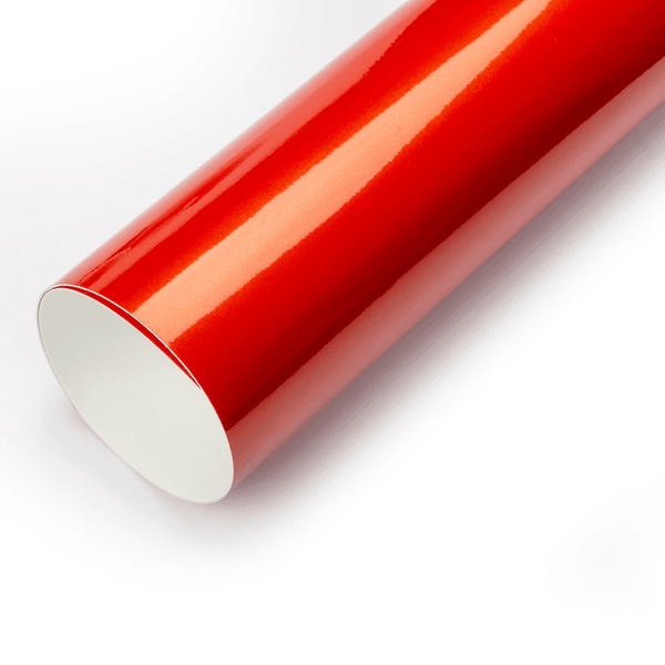 Gloss Metallic Red Vinyl Wrap
