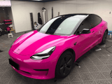 Gloss Metallic Rose Red Vinyl Wrap