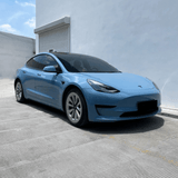 Tesla Model 3 Glossy China Blue Wrap