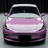 Tesla Model 3 Glossy Lilac Pink Wrap