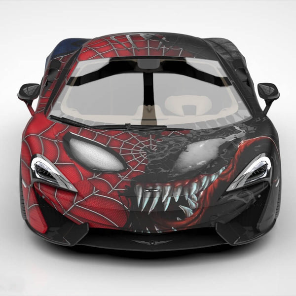 Venom Spider-Man Car Wrap
