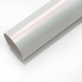 Color Shift White Red Glossy Vinyl Wrap