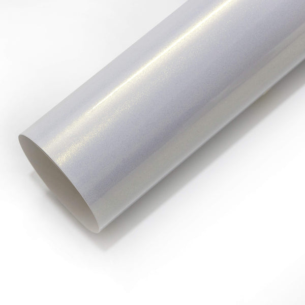 Glossy White Gold Vinyl Wrap