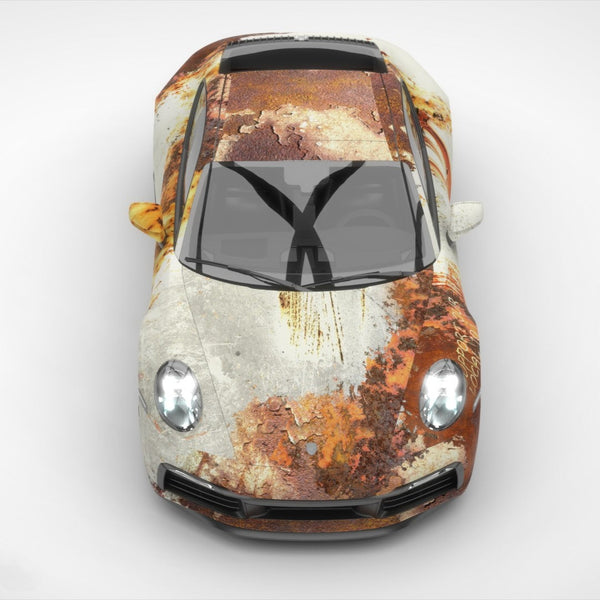 White Rust Vinyl Wrap