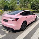 Tesla Model 3 Matte Metallic Baby Pink Wrap